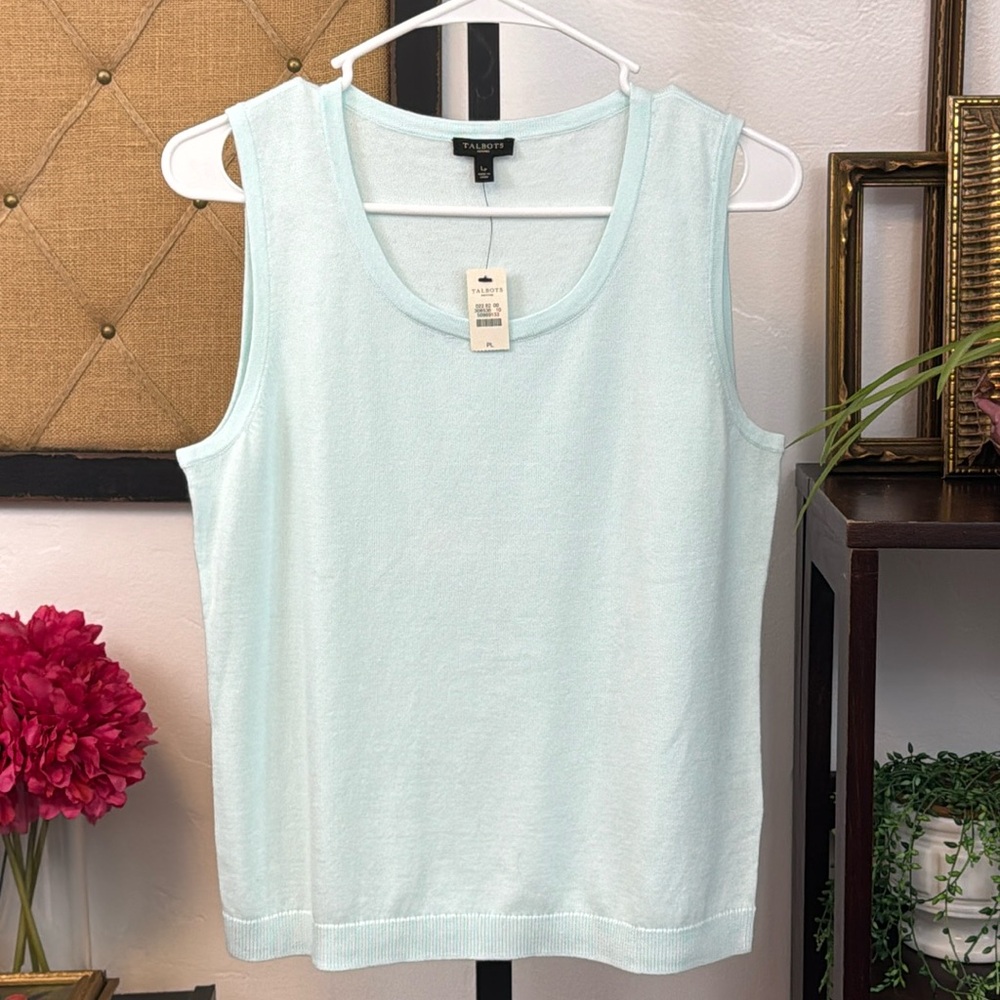 Talbots sleeveless top